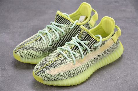 neon green yeezys|yeezy neon green 350.